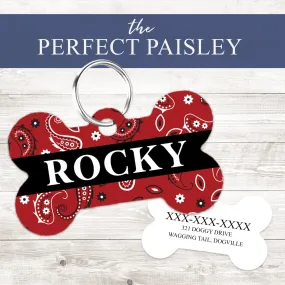 Pet ID Tag | Perfect Paisley
