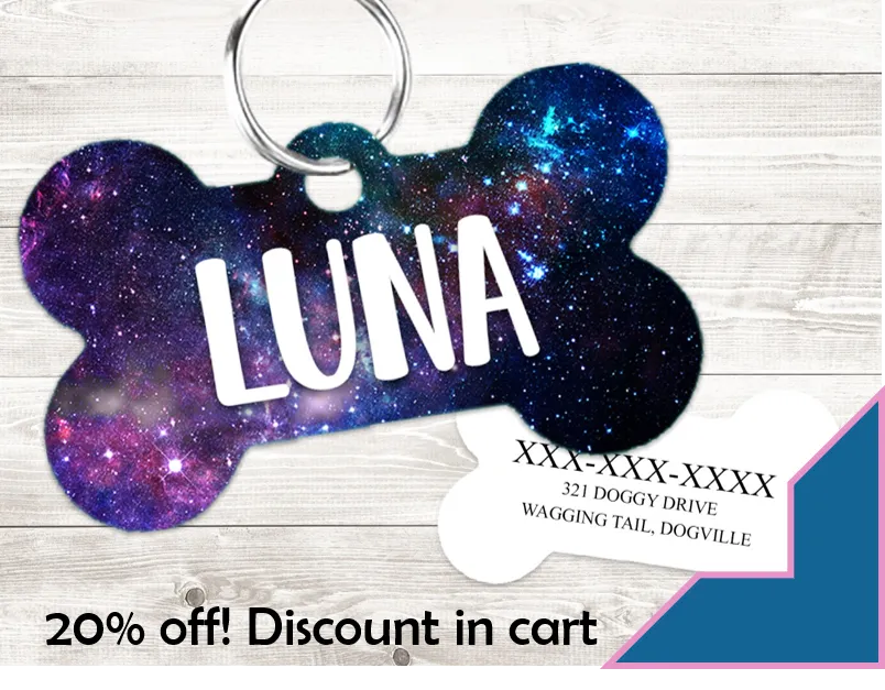 Pet ID Tag | Star Galaxy