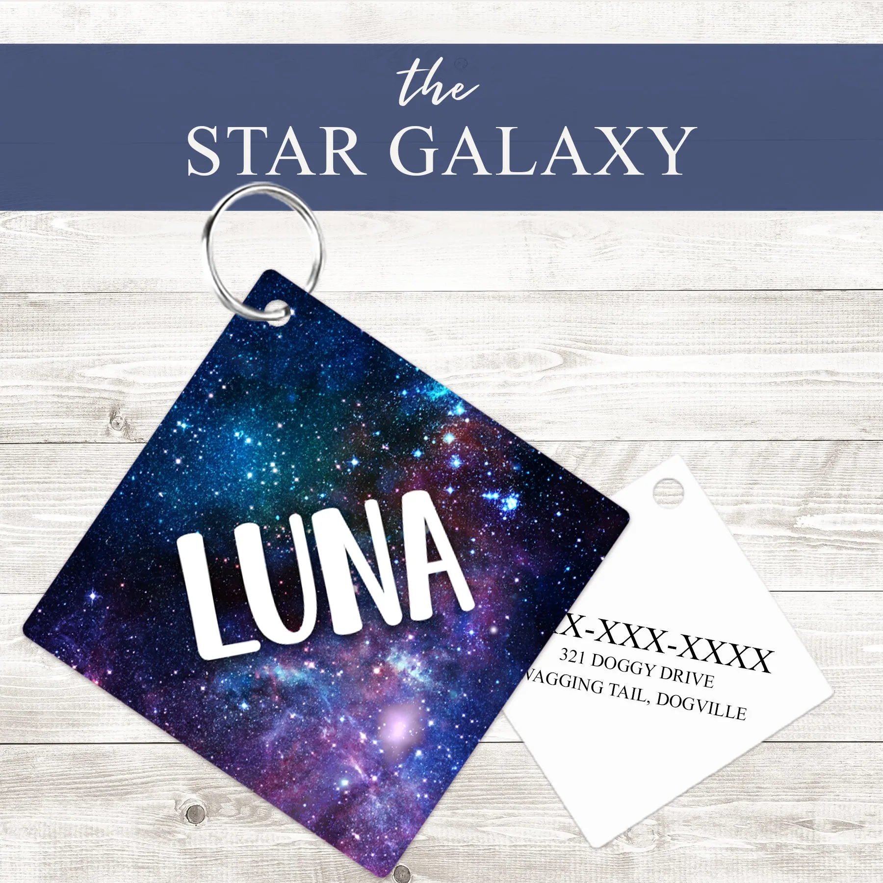 Pet ID Tag | Star Galaxy