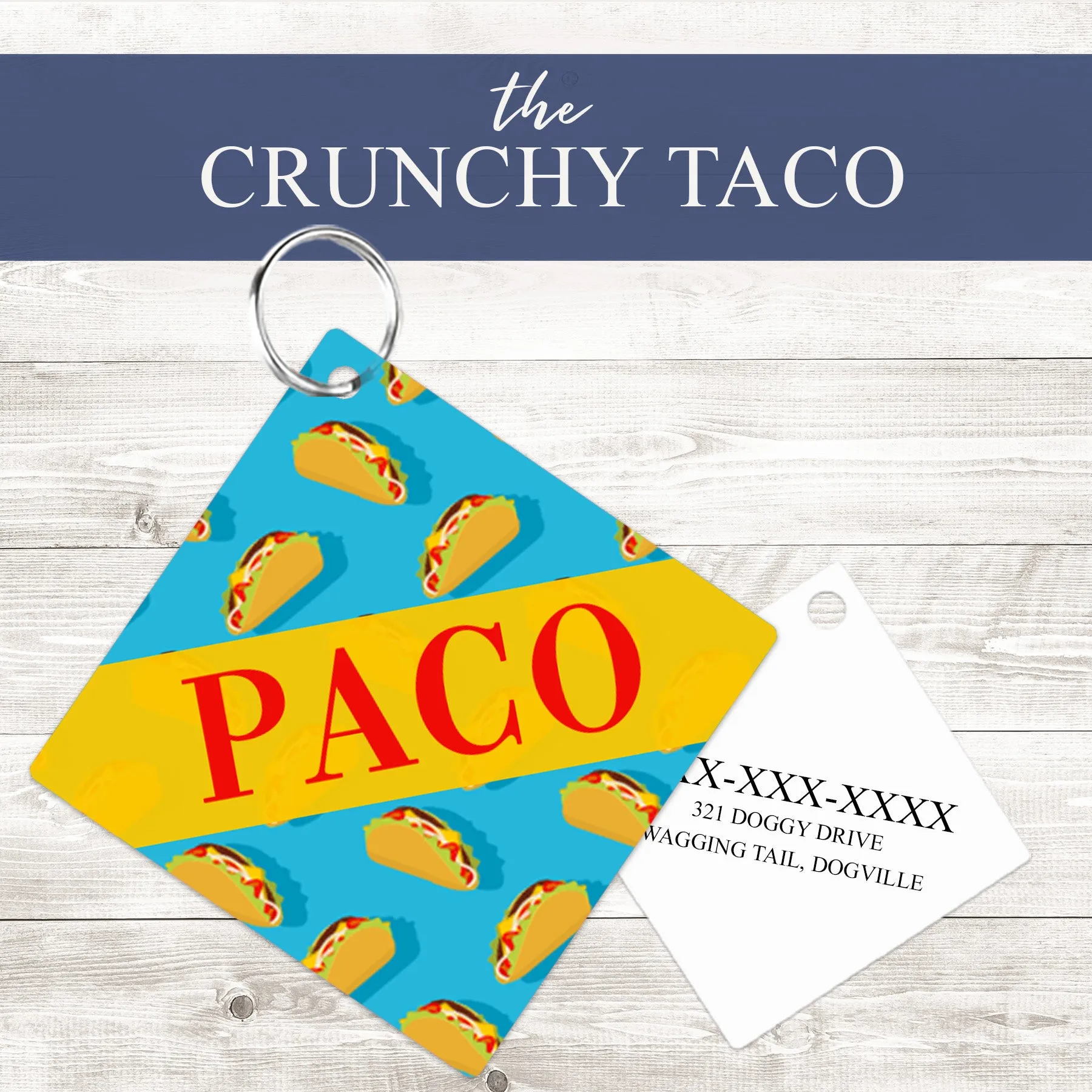 Pet ID Tag | The Crunchy Taco
