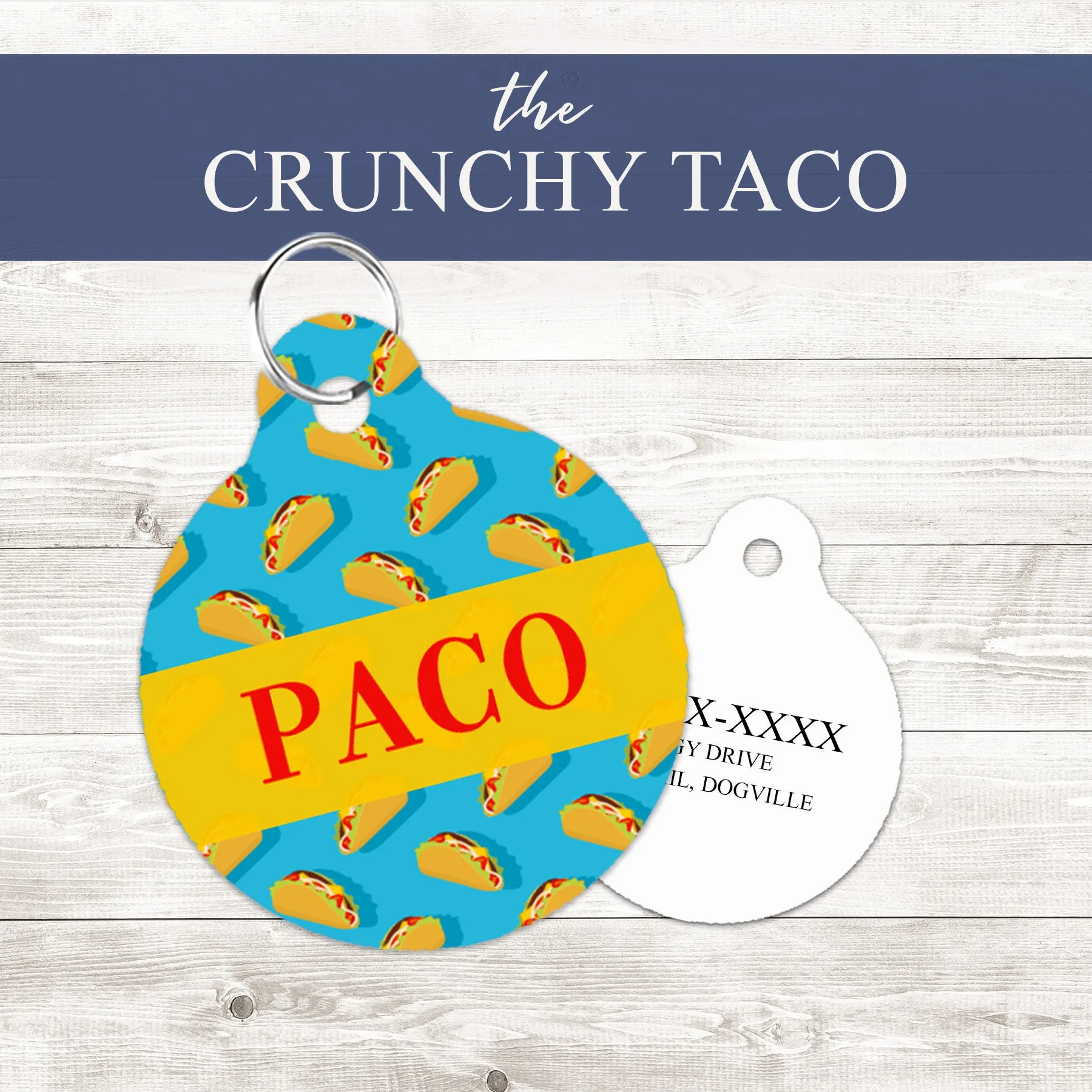 Pet ID Tag | The Crunchy Taco