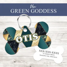 Pet ID Tag | The Green Goddess