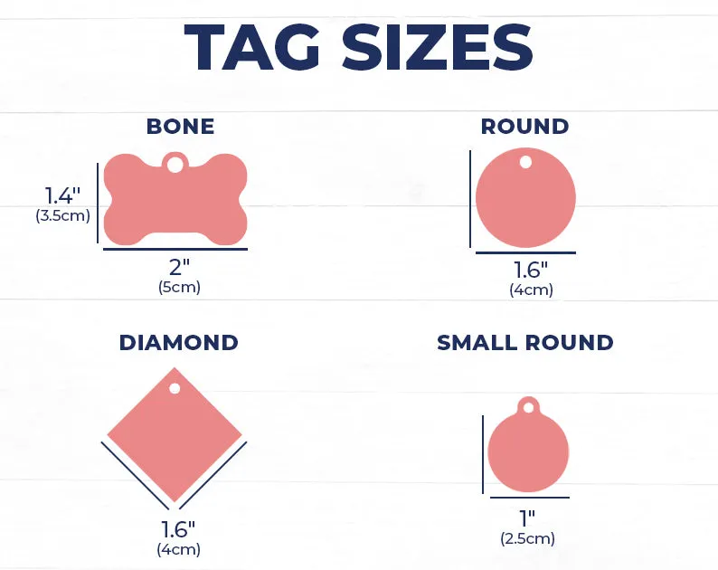 Pet ID Tag | The Periwinkle Marble