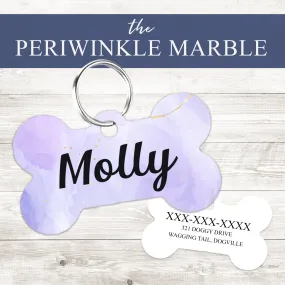 Pet ID Tag | The Periwinkle Marble