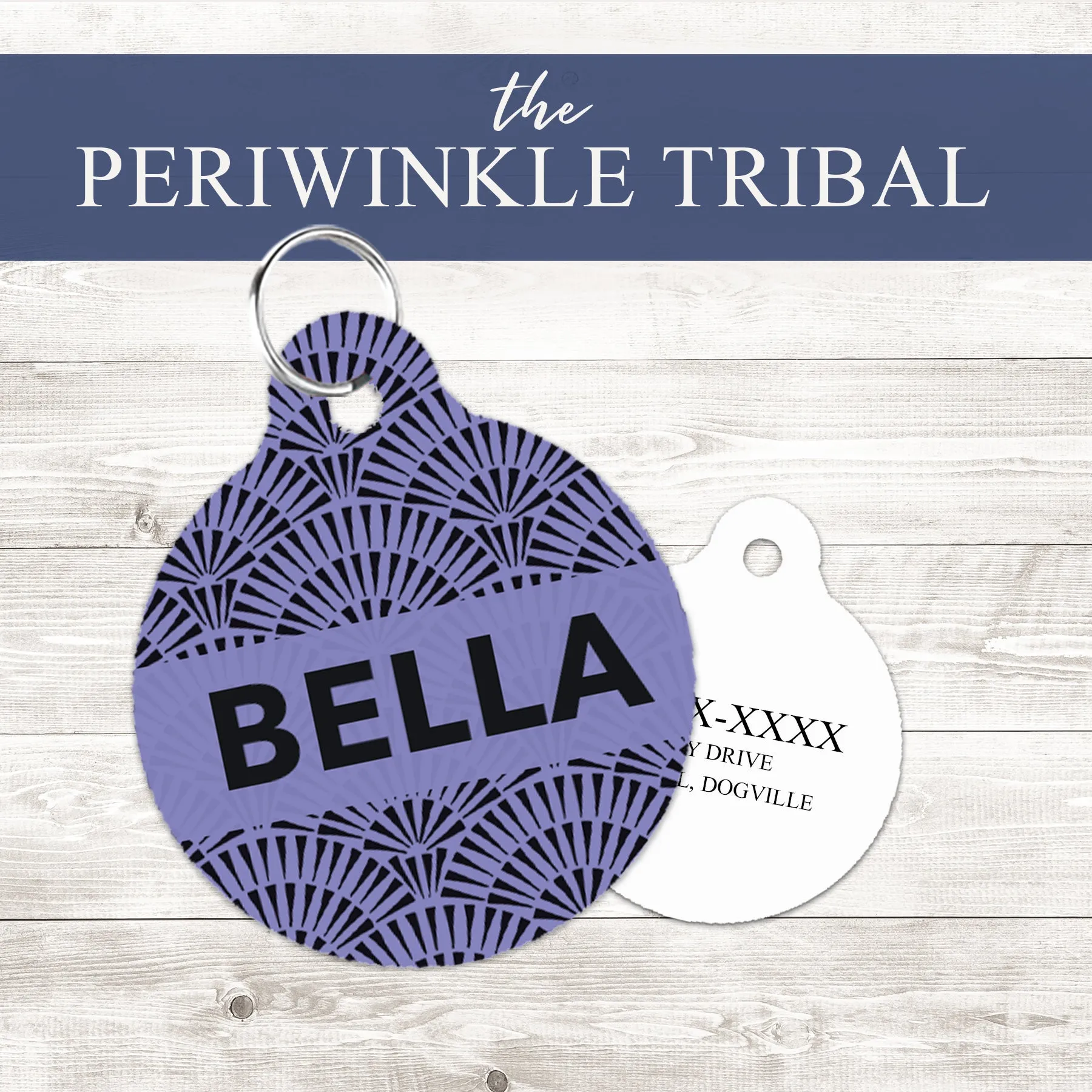Pet ID Tag | The Periwinkle Tribal