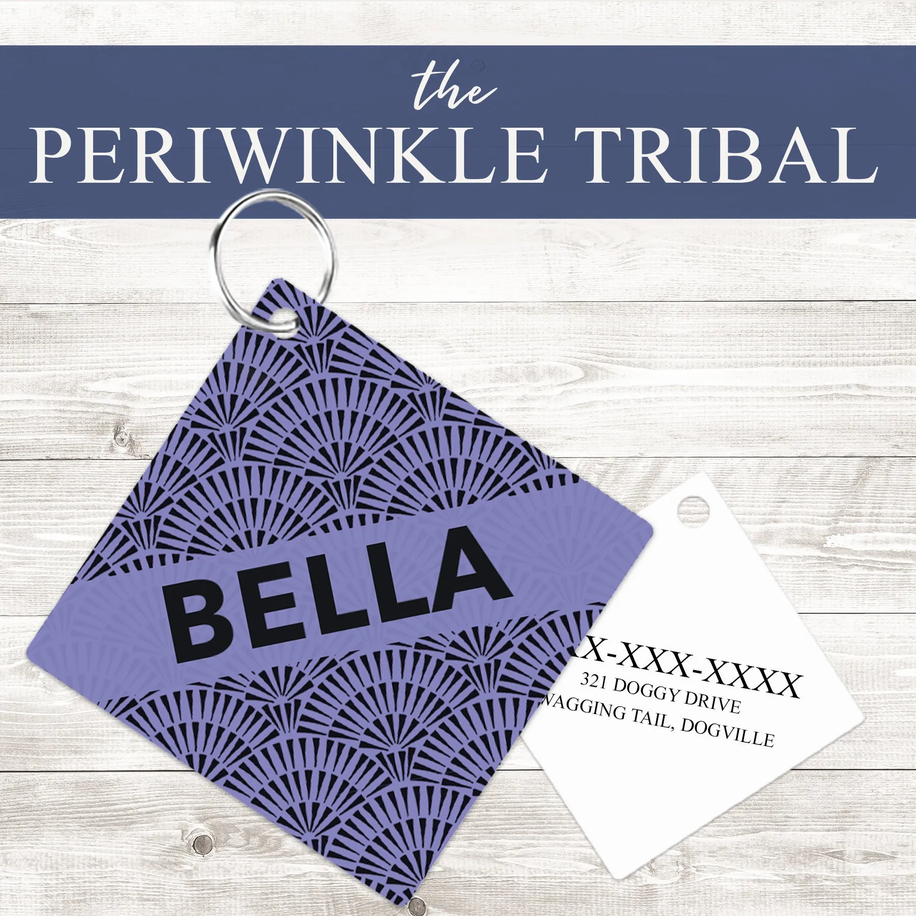 Pet ID Tag | The Periwinkle Tribal