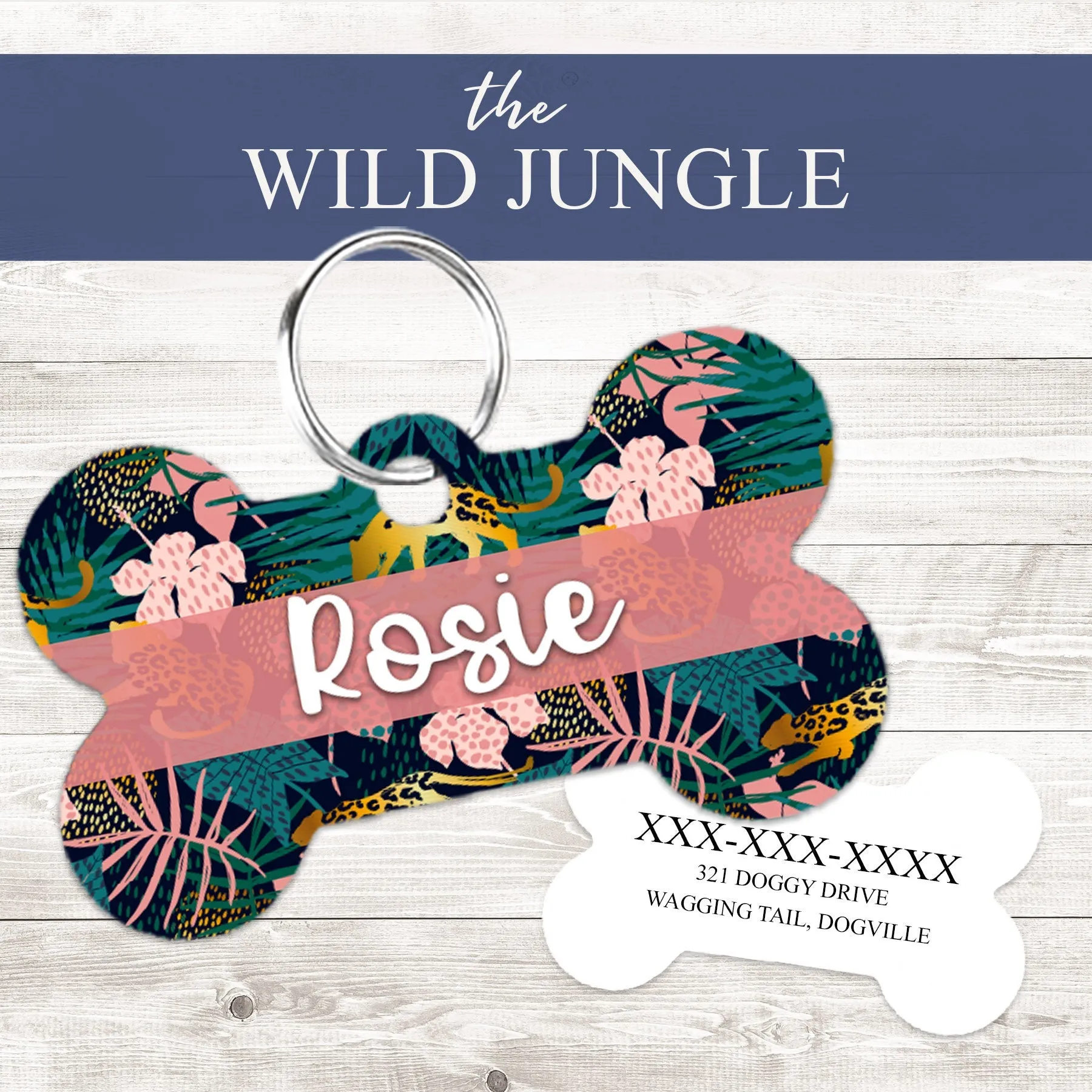 Pet ID Tag | Wild Jungle