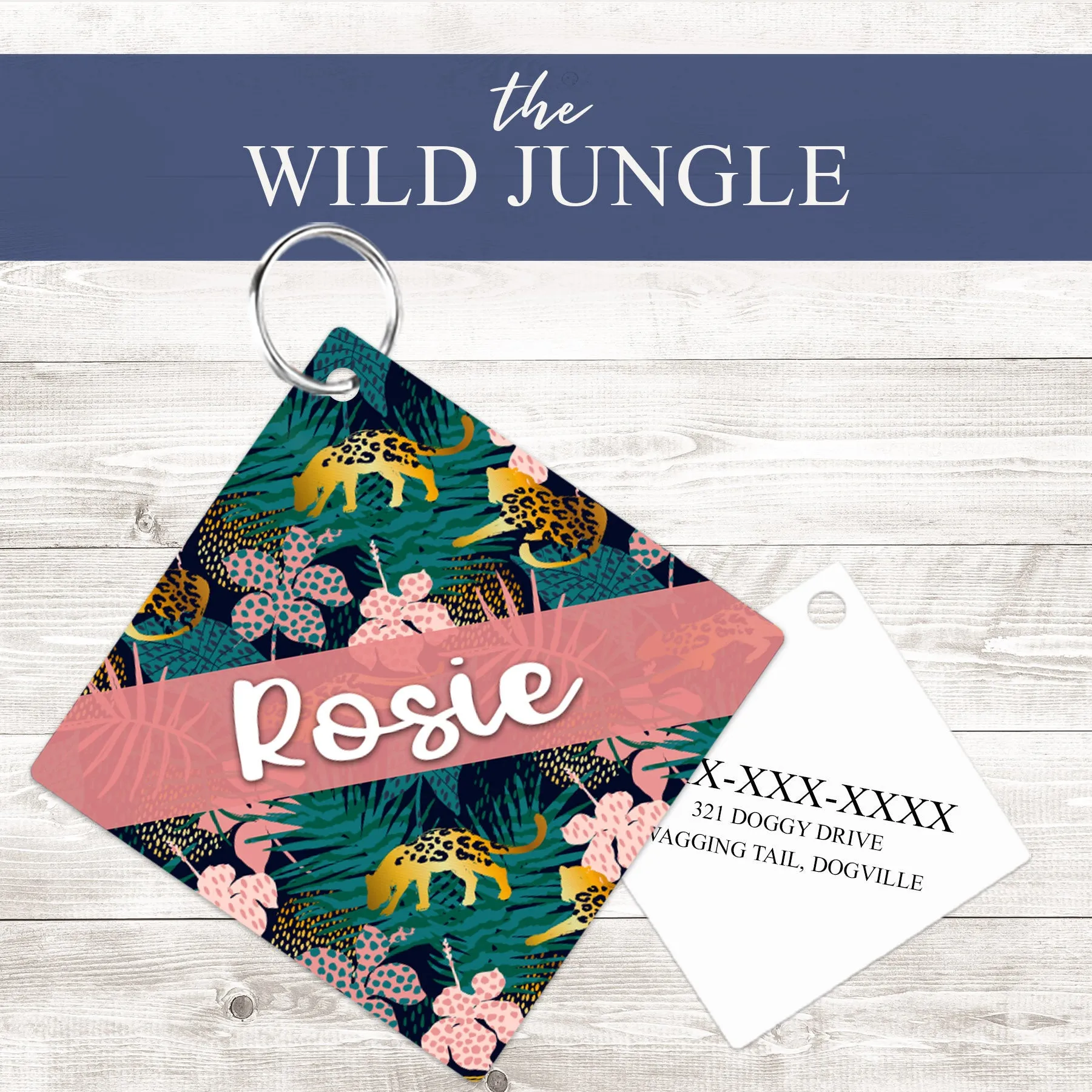 Pet ID Tag | Wild Jungle