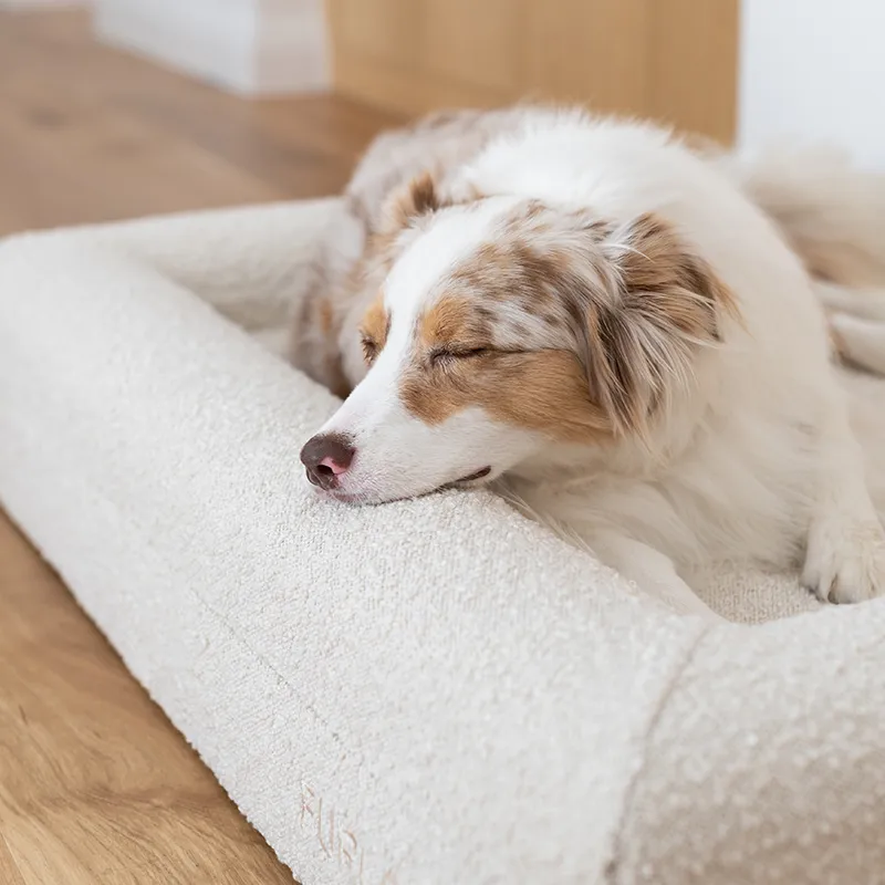 Premium Orthopaedic Memory Foam Bed in Luxury Bouclé