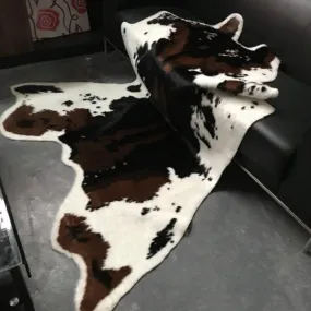 Printed Cowhide  Non Slip Carpet