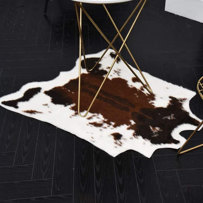 Printed Cowhide  Non Slip Carpet