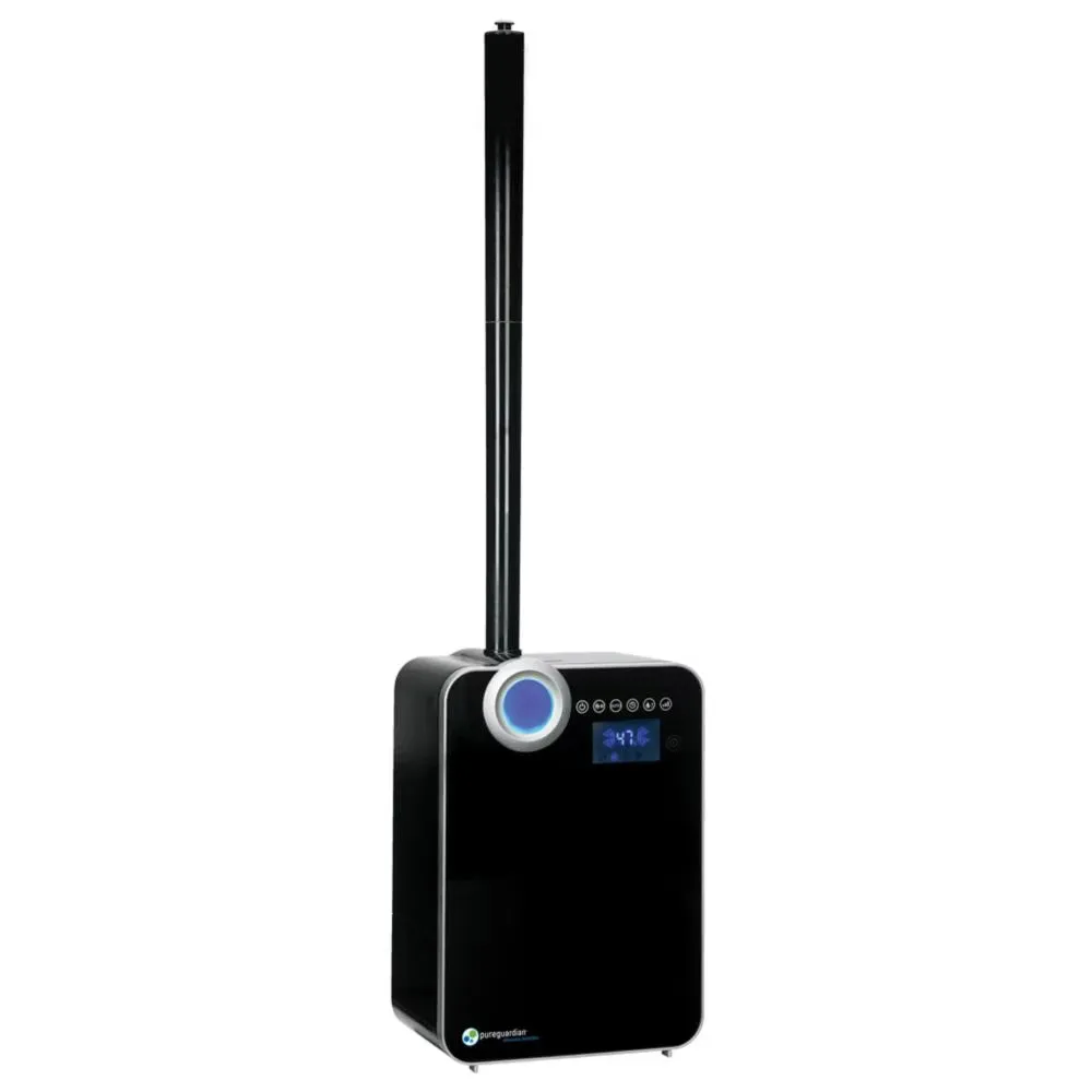 PURE GUARDIAN H8000BCA 120-Hour Smart Mist Ultrasonic Humidifier - Factory serviced with Home Essentials Warranty