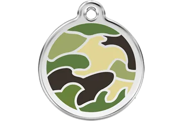 Red Dingo Enamel Tags