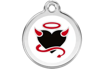 Red Dingo Enamel Tags