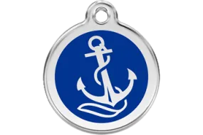 Red Dingo Enamel Tags