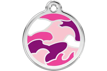 Red Dingo Enamel Tags