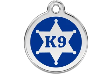 Red Dingo Enamel Tags
