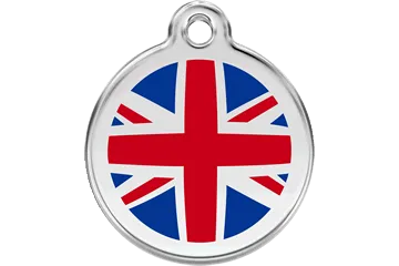 Red Dingo Enamel Tags