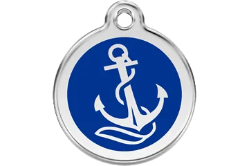 Red Dingo Enamel Tags