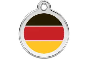 Red Dingo Enamel Tags