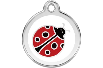 Red Dingo Enamel Tags