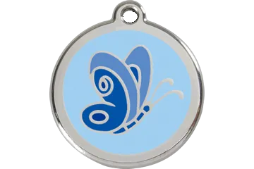 Red Dingo Enamel Tags