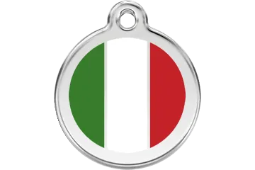 Red Dingo Enamel Tags
