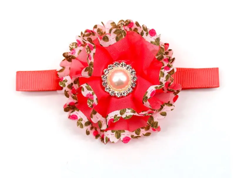 Ruffles &  Bling Flower Collars