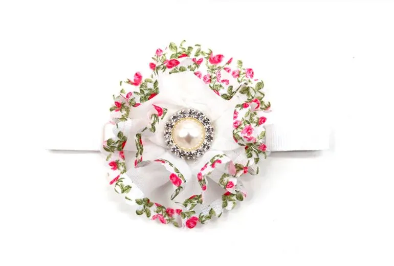 Ruffles &  Bling Flower Collars