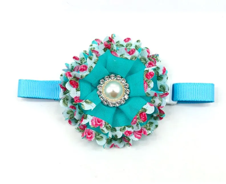 Ruffles &  Bling Flower Collars