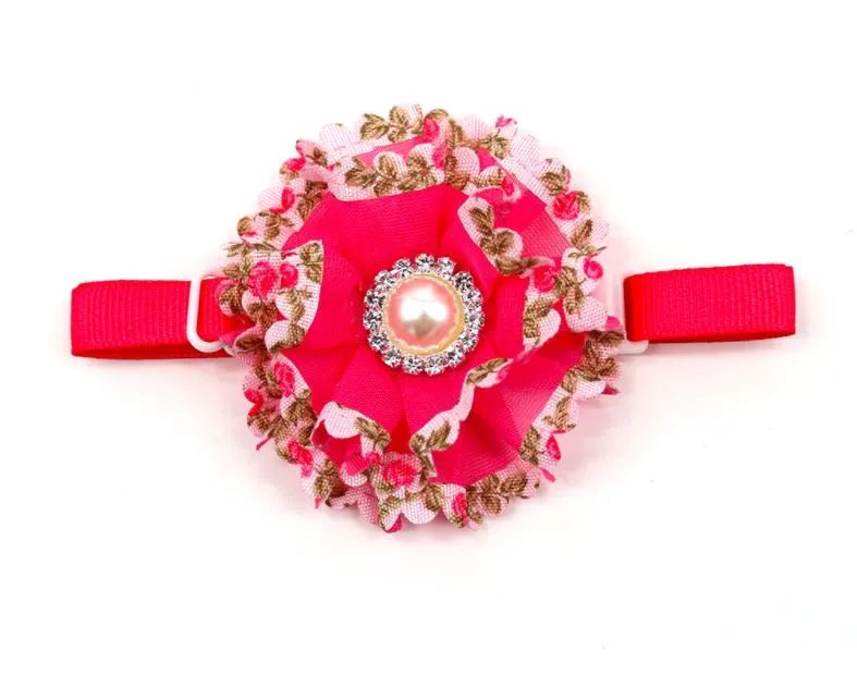 Ruffles &  Bling Flower Collars
