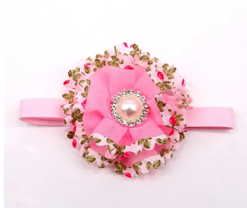 Ruffles &  Bling Flower Collars