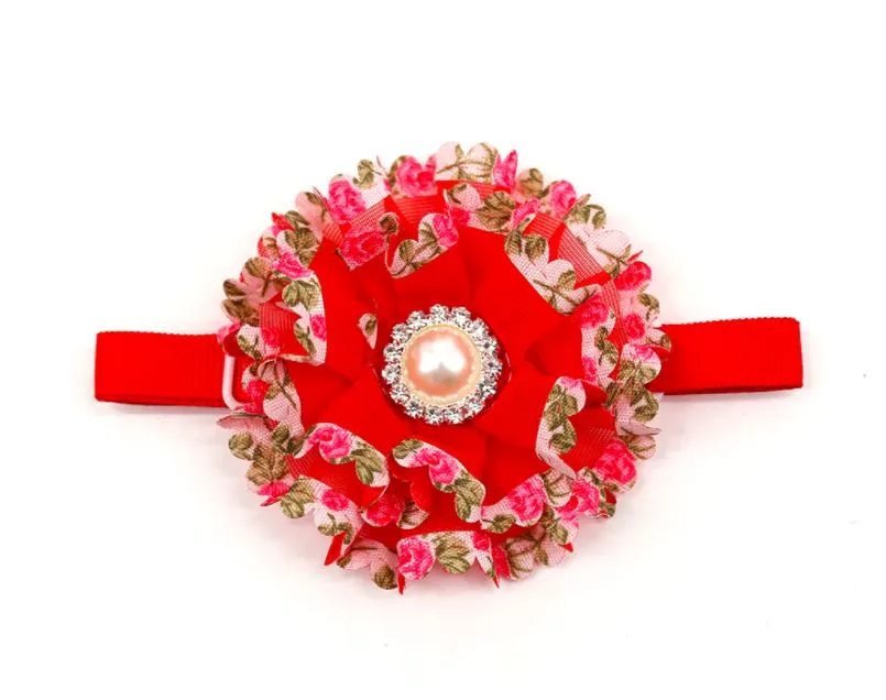 Ruffles &  Bling Flower Collars