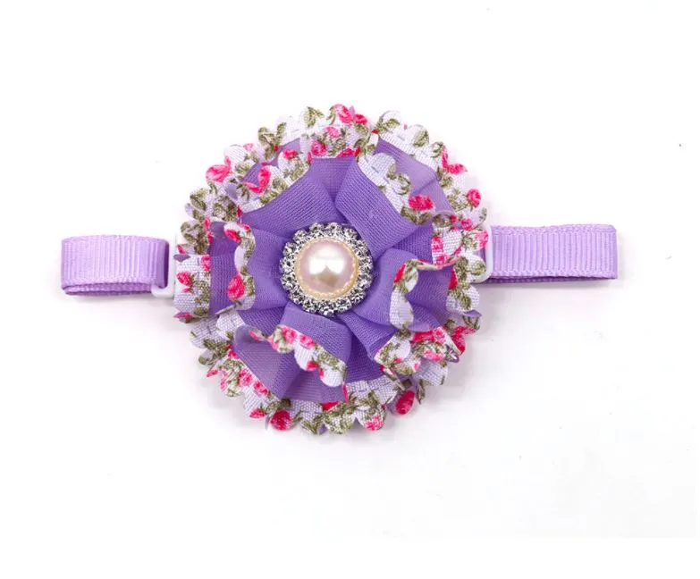 Ruffles &  Bling Flower Collars