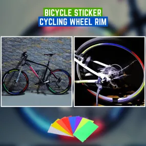 Safe Cycling - Bicycle Wheel Sticker (3 pcs set)