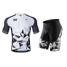 Santic Baffin Men Cycling Jersey & Geometry Cycling short Outfit