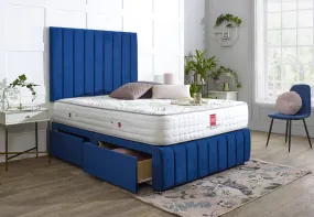 Savannah Divan Bed Set with Tall Headboard and Footboard