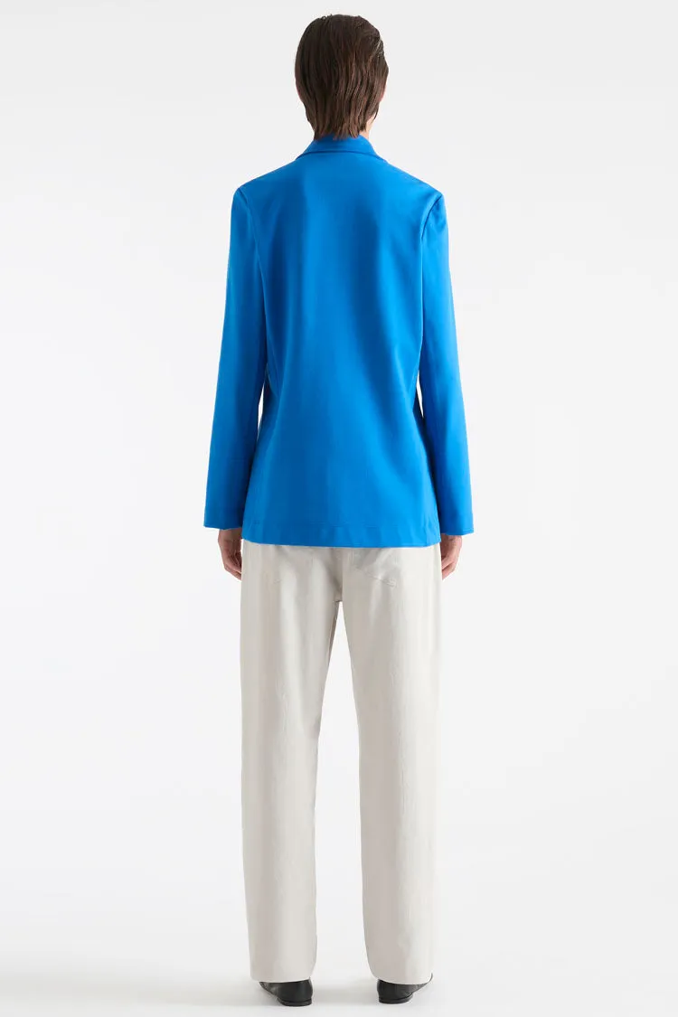 Shaped Blazer in Topaz