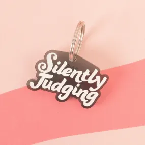 Silently Judging Personalized Pet Tag