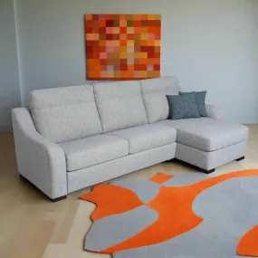 Slumbersofa Apex - High Backrest Sofa Bed With Charming Curved Arms