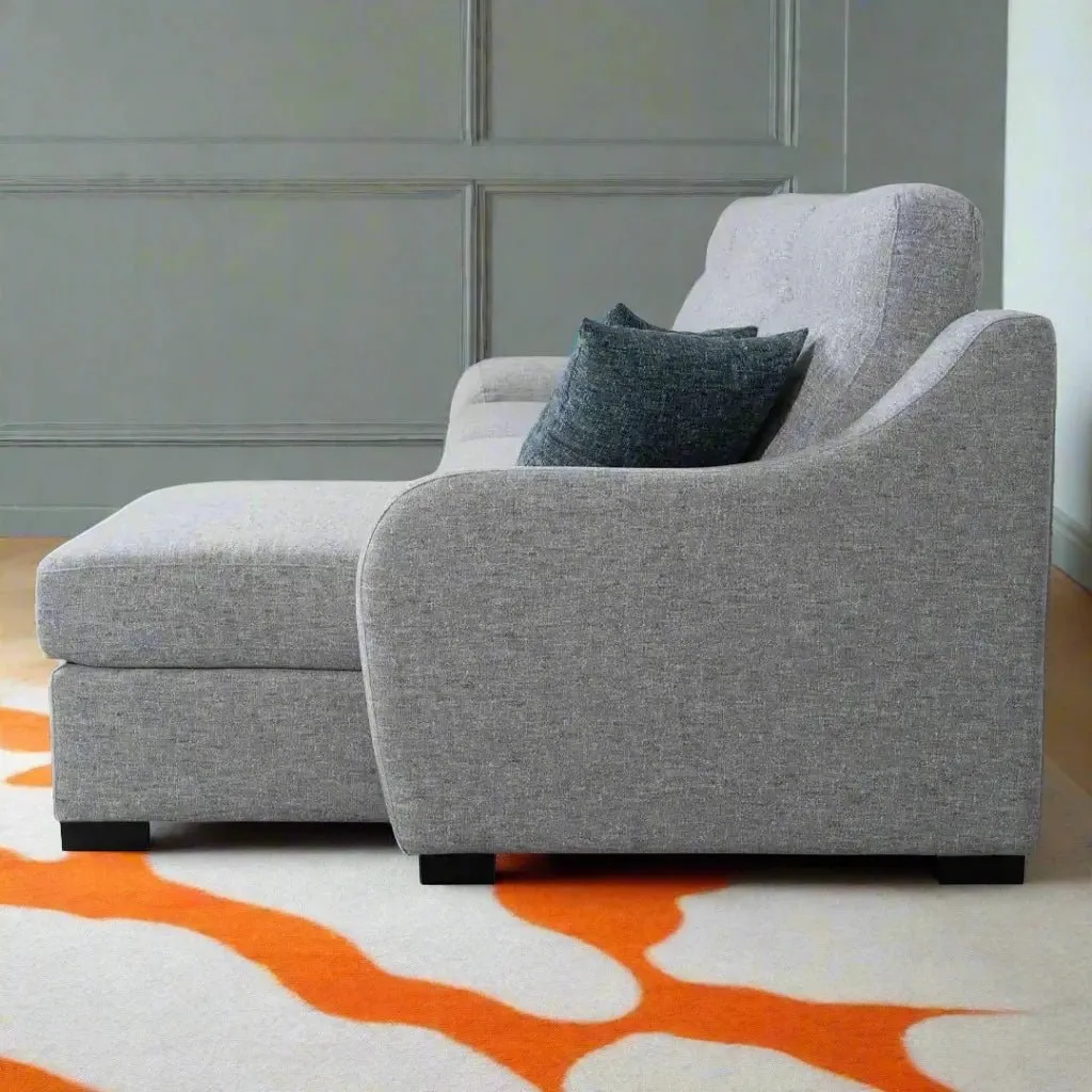 Slumbersofa Apex - High Backrest Sofa Bed With Charming Curved Arms
