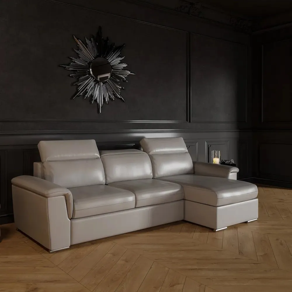Slumbersofa Highback - Real Mattress Sofa Bed with Adjustable Headrests