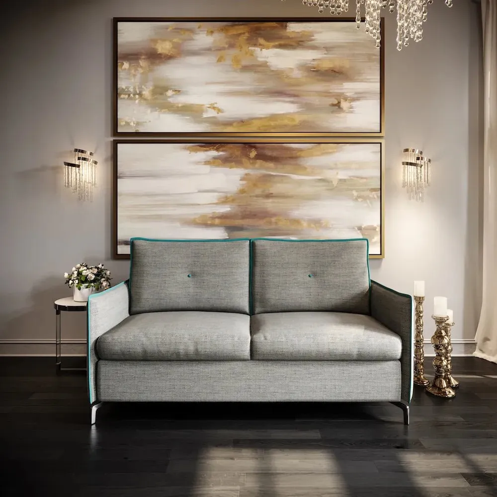 Slumbersofa Slender - Real Mattress Sofa Bed in Compact Design