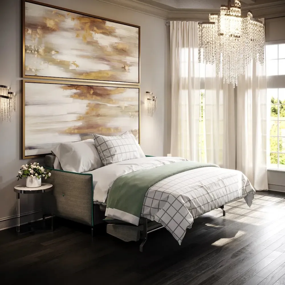 Slumbersofa Slender - Real Mattress Sofa Bed in Compact Design