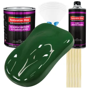 Speed Green Acrylic Urethane Auto Paint - Complete Gallon Paint Kit - Professional Single Stage Automotive Car Truck Coating, 4:1 Mix Ratio 2.8 VOC