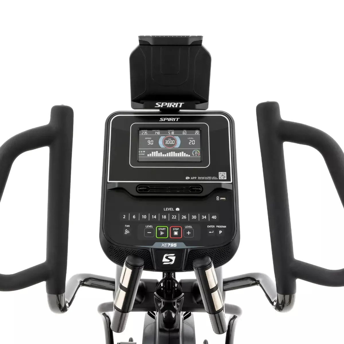 Spirit XE795 Elliptical Light Commercial V2