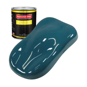 Transport Blue Acrylic Enamel Auto Paint - Quart Paint Color Only - Professional Single Stage Gloss Automotive Car Truck Equipment Coating, 2.8 VOC
