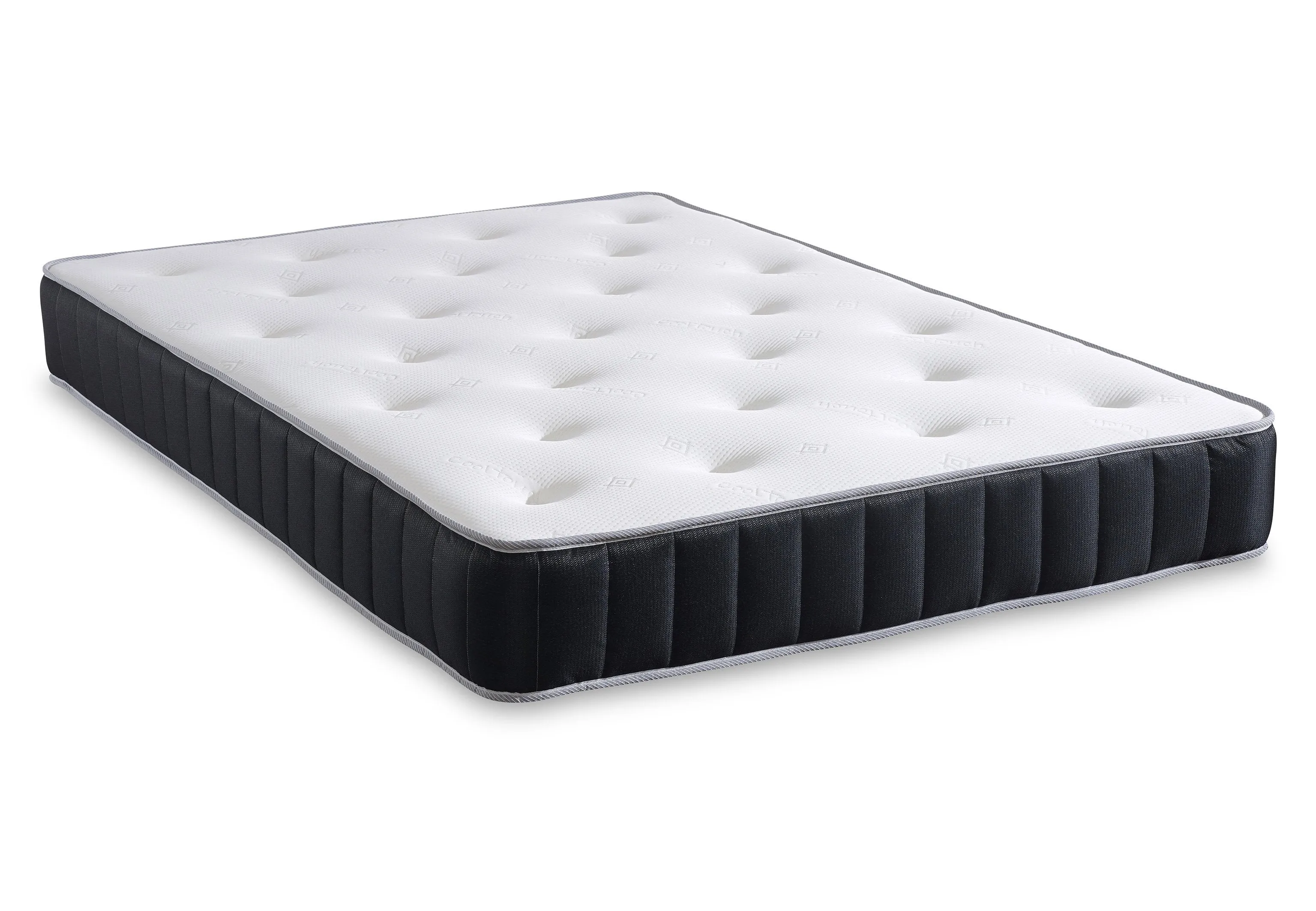 Turin Divan Bed Set with Tall Button Headboard and Footboard