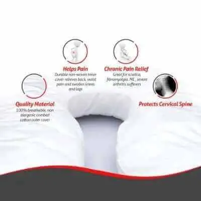 U Shaped Full Body Pillow - with Pillowcase | Pregnancy Pillow
