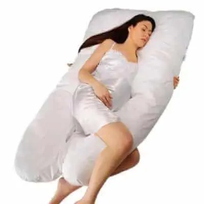 U Shaped Full Body Pillow - with Pillowcase | Pregnancy Pillow